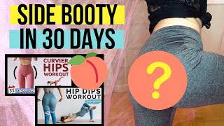 🍑 Can Chloe Ting Workouts Grow Your Side Booty & Get Rid of Hip Dips? (30 day review)