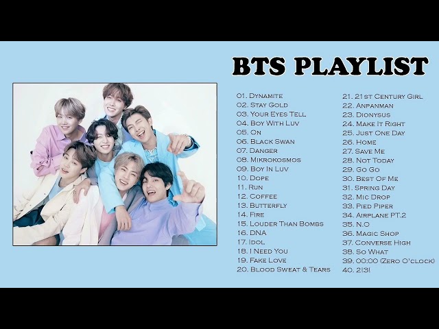 BTS (방탄소년단) - PLAYLIST 2016-2023 (MOST POPULAR SONGS) best of BTS playlist songs ❤️ of BTS lover we class=