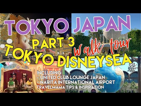 JAPAN TOJYO DISNEYSEA walking tour | family  (Part 3) BEST RIDES #walking | Oriental Tokyo bay Hotel