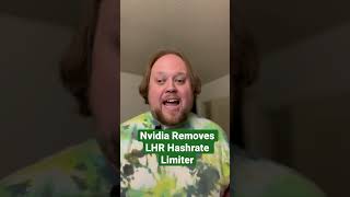 Nvidia Removes LHR Hashrate Limiter #shorts #nvidia #cryptomining