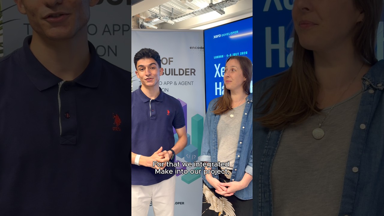 Katie and Arad met in the queue for the Xero Hackathon, and this is what happened 🚀#automation