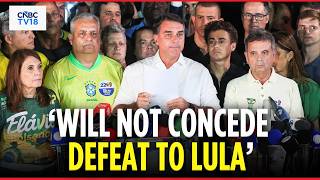 Flávio Bolsonaro Refuses To Concede, Says He Will Seek Annulment of Brazil Vote | Lula | N18G