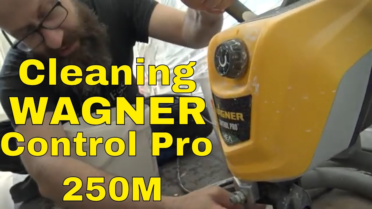 Cleaning Wagner Control Pro 250M Airless Paintspray System HEA