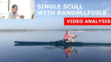 Single Sculling with Randallfoils - full video analysis