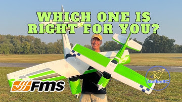 FMS Ranger 1220mm compared to Ranger 1800mm - Beginner plane perspective.