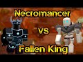 Necromancer vs fallen king roblox tower defense simulator