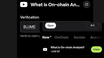 What is On-chain Analysis? Blum Code | Blum Verification Code | Blum Youtube Video Code