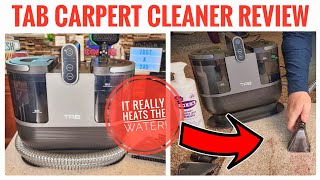 TAB Carpet Spot Cleaner Machine Review    It Heats The Water Really HOT! screenshot 4