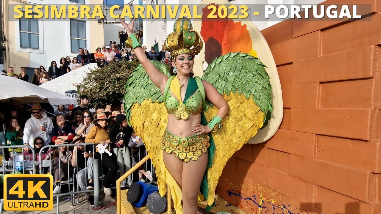🇵🇹 Samba Trepa no Coqueiro - Carnaval Sesimbra Tuesday 2023 - Portugal 4K