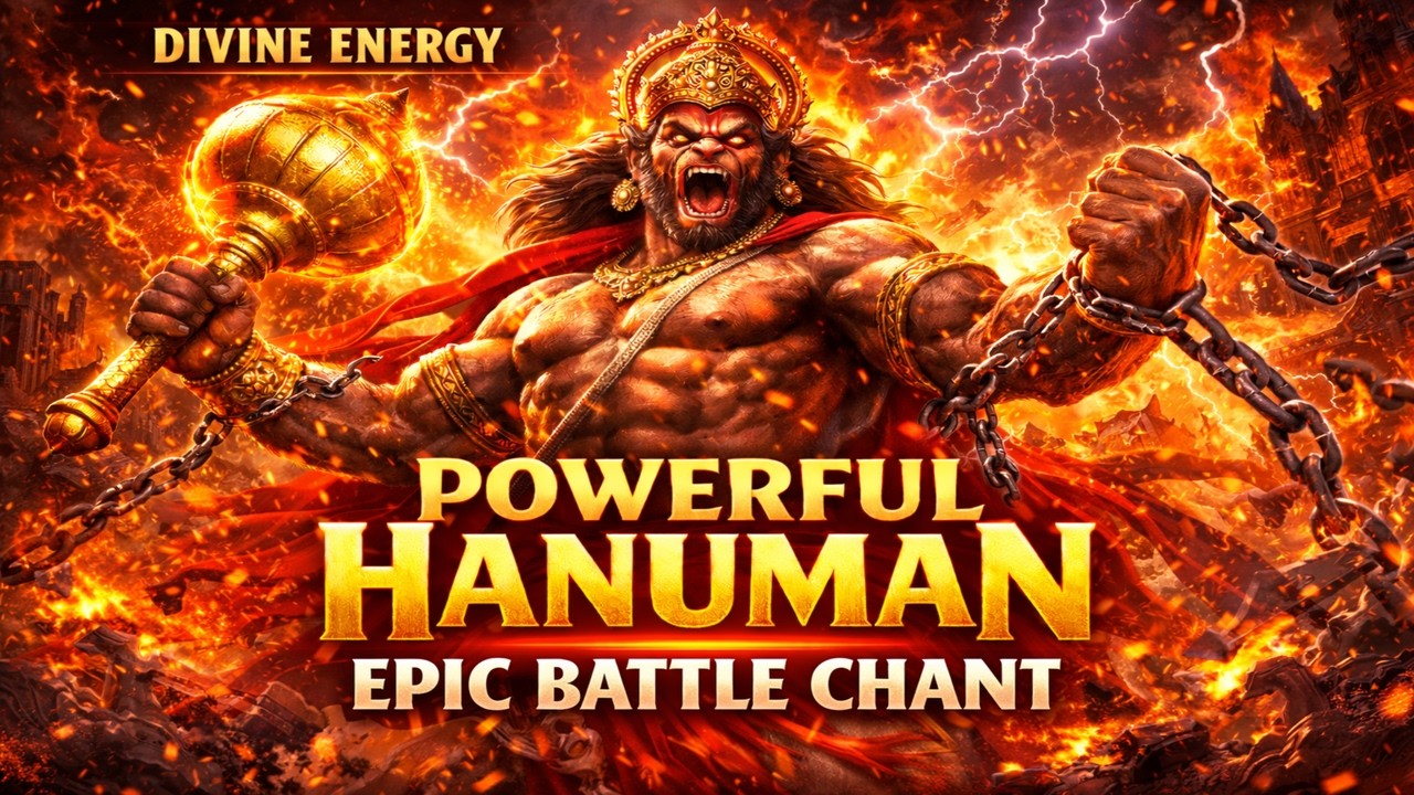 Powerful Hanuman Chalisa | Remove Negative Energy | Divine Protection Chant