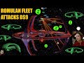 Romulan fleet invasion vs canon deep space nine  star trek starship battles