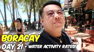 BORACAY VLOG *Water Activity Rates + Chill Day 2!*  | Jm Banquicio