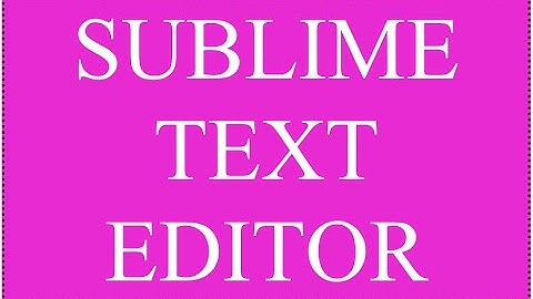 How to install sublime text editor 3 and how to add emmet(zen coding) with it
