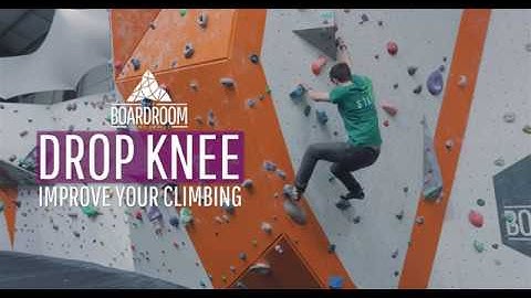 How to perform a drop knee in climbing
