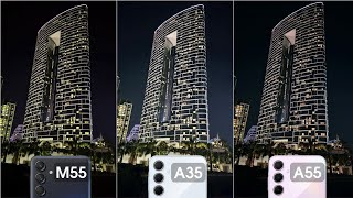 Samsung M55 vs Samsung A35 vs Samsung A55 Camera Test