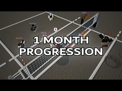 my 1 month volleyball 4.2 progression