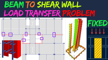 Shear Wall Load transfer problem solve || Auto Mesh Not Working ?