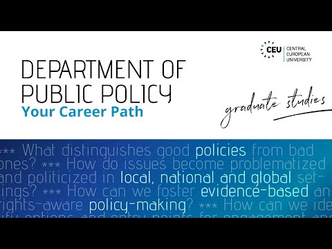 CEU Career Services - Public Policy - YouTube