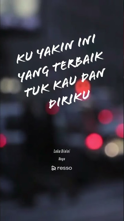 Story WA 30 Detik Lagu Sedih||Resso Musik Indonesia