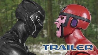 Trailer 2 Action Figure Toy Stories: Black Panther, Deadpool, Spiderman, Hulk Avengers Toy Animation