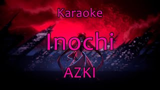 【Karaoke Romaji / off vocal】Inochi - AZKi