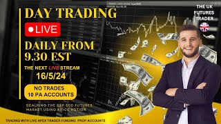 TRADING LIVE! S&P 500 FUTURES MARKET