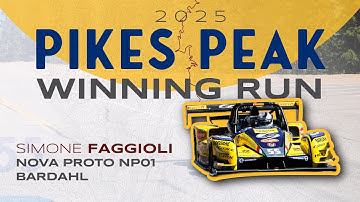 PIKES PEAK WINNING Race Day Onboard 2025 | Simone Faggioli in the Nova Proto NP01 Bardahl