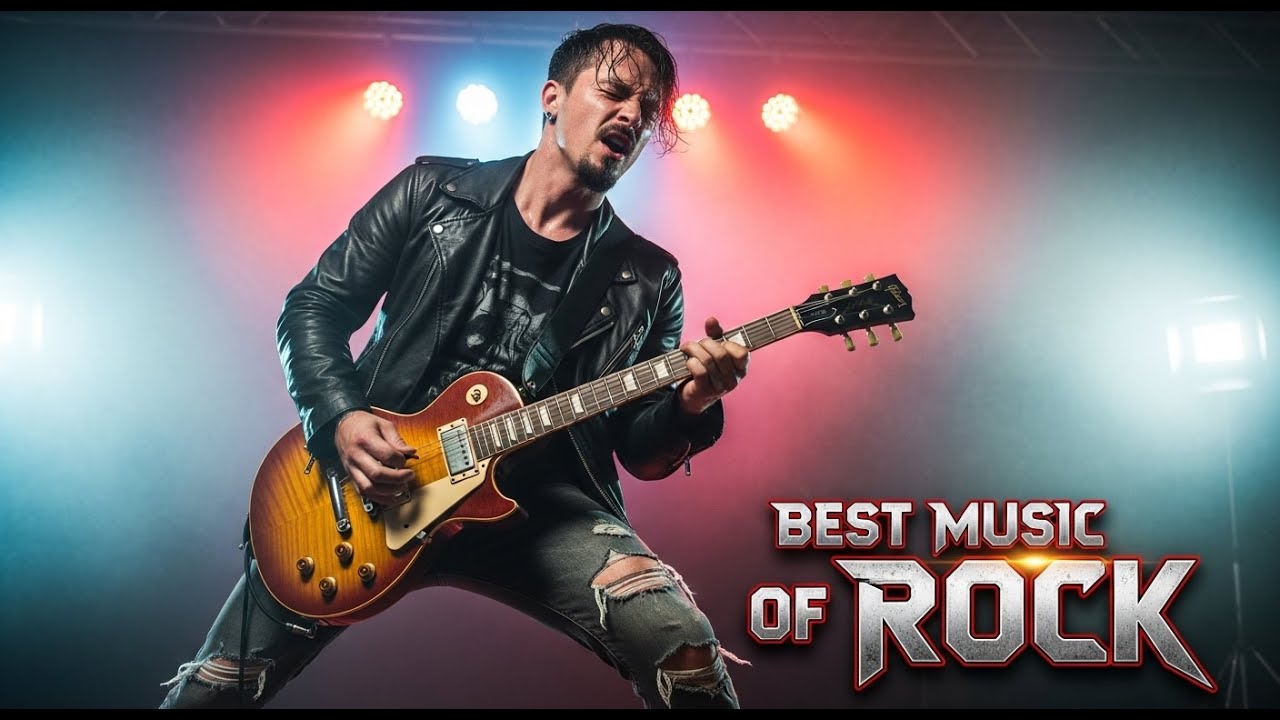 Hard Rock Playlist for Long Sessions with Heavy Guitar and Strong Rhythm