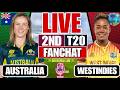 Australia Womens Vs Westindies Womens 2nd T20 AUSW Vs WIW L Score And Commentary