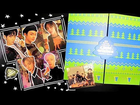 TXT Holiday Gift テヒョン TXT 2021 LITTLE WISHES HOLIDAY SPECIAL BOX UNBOXING