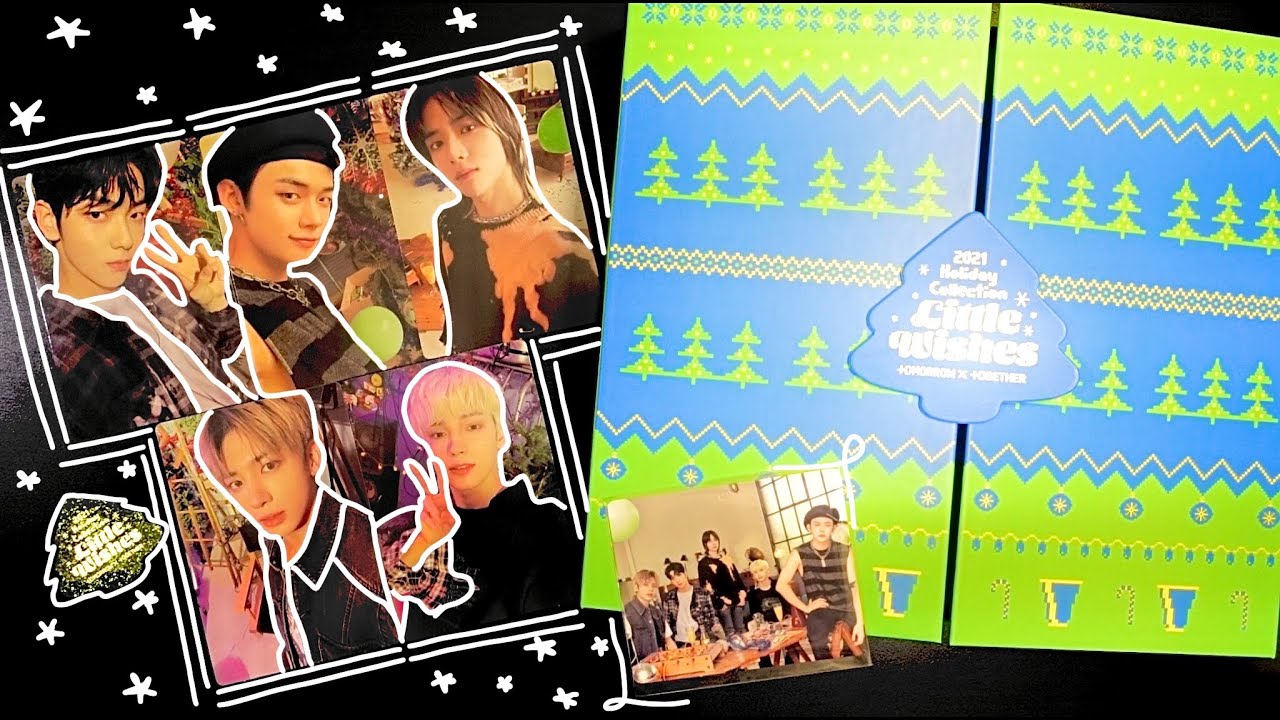 TXT 2021 LITTLE WISHES HOLIDAY SPECIAL BOX UNBOXING