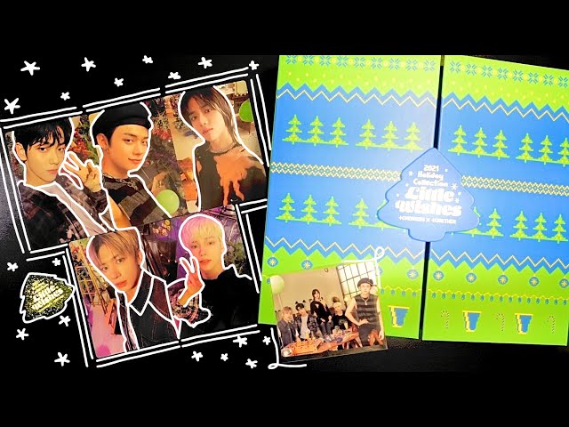 TXT 2021 LITTLE WISHES HOLIDAY SPECIAL BOX UNBOXING