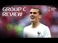 France and denmark progress  group c review