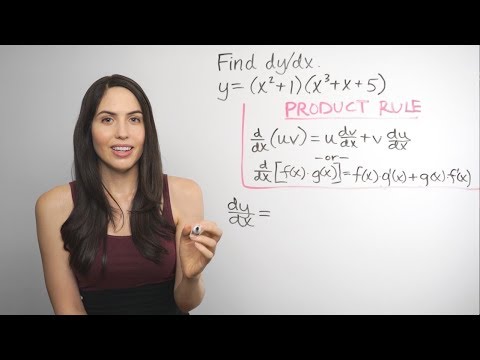 Video: How To Take The Derivative