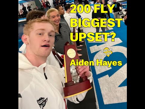 Aiden Hayes wins the 200 Butterfly Swimming National Championship 1:38.79