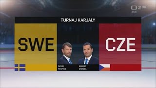 EHT 2023 /24 - Karjala Cup -  Česko - Švedsko - 5 : 2 - Tvu