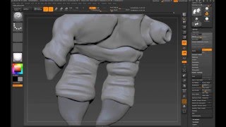 Organic Modelling in ZBrush - Full Character Minotaur Tutorial part 5