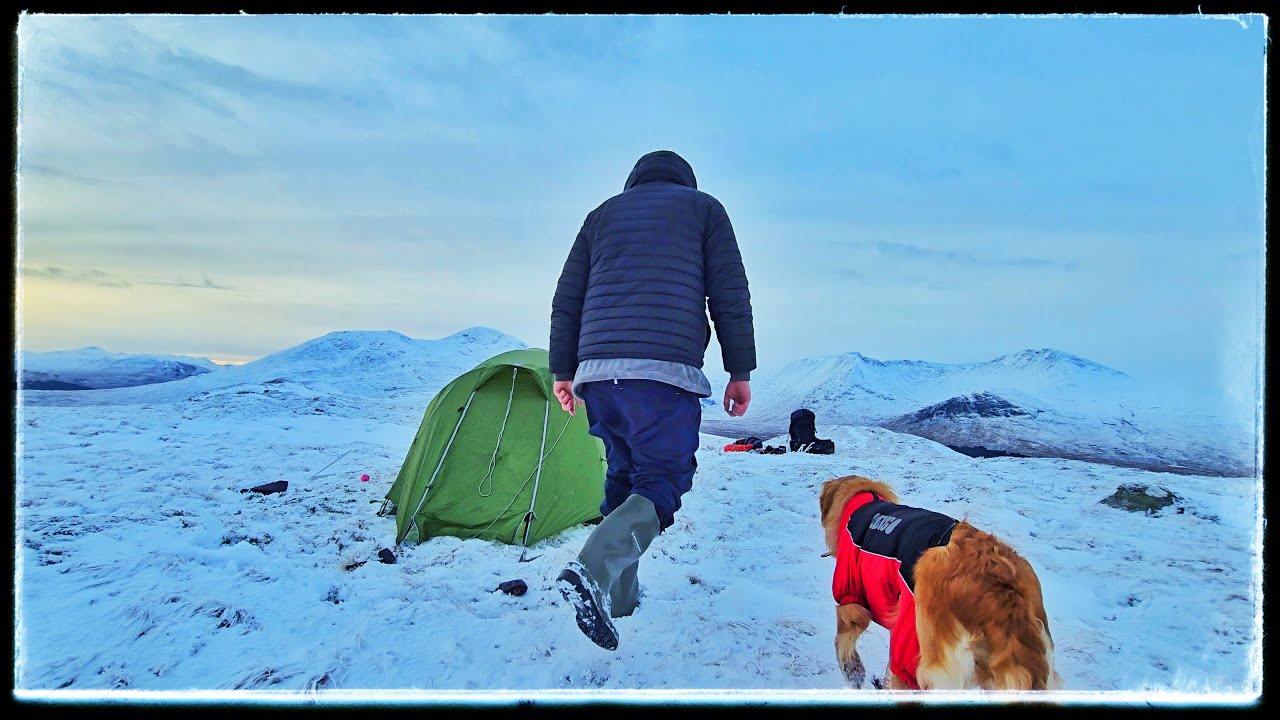 A Snowy Winter Summit Wild Camp