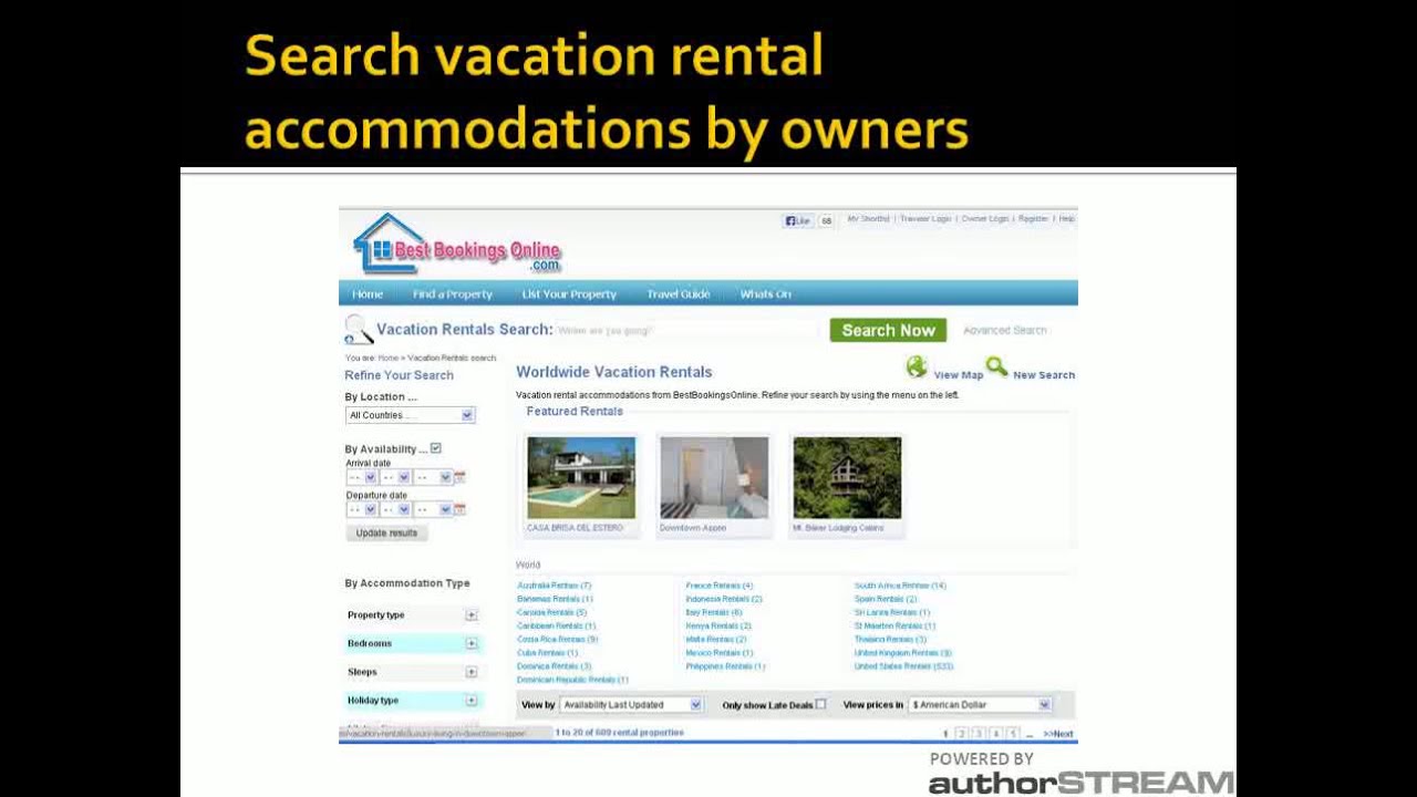 vacation rental by owners YouTube