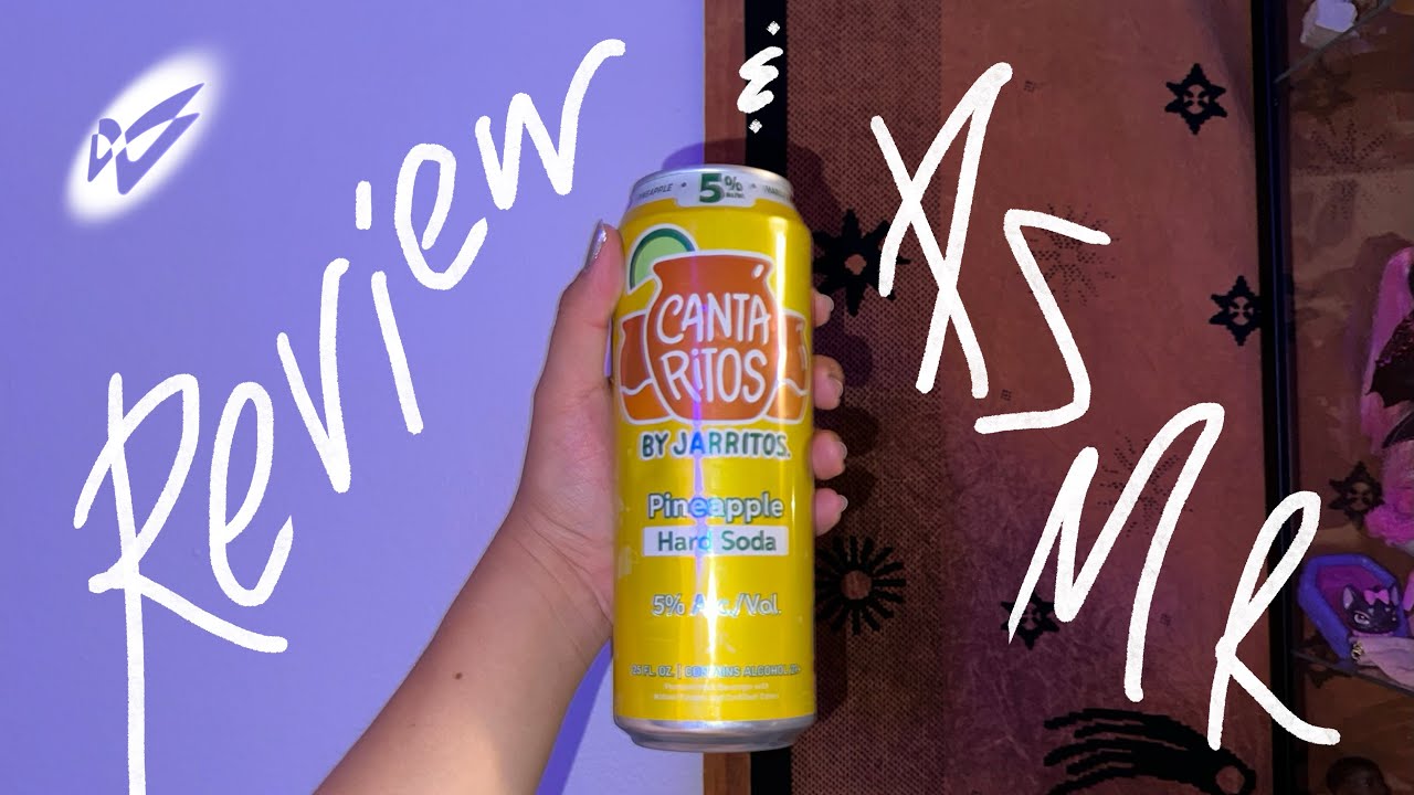 ASMR Jarritos Hard Soda Cantaritos Pineapple Review