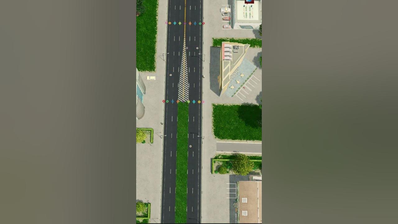 How to Create A median road using the Intersection Line Marking Tool in