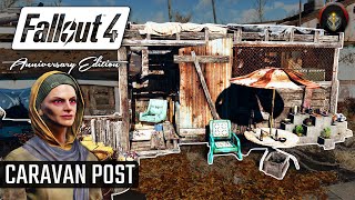 FALLOUT 4 | Sanctuary Caravan Post Build. @DarthXionGames