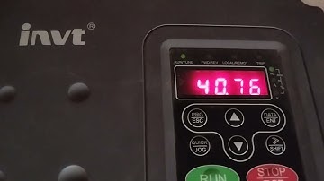 How to Solve Uu Problem In INVT VFD Urdu | Motor tripping Problem | INVT VFD uv PB parameter Setting