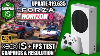 Forza Horizon 6: Update 419.635 - Xbox Series S Gameplay + FPS Test