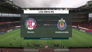 Toluca vs Chivas - Liga MX - Jornada 10 - FIFA 22 ✅