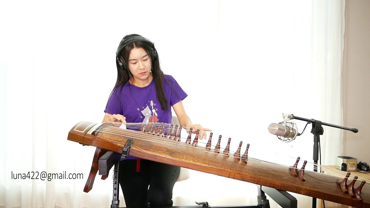 Metallica-Fade To Black Guitar solo on Gayageum by Luna