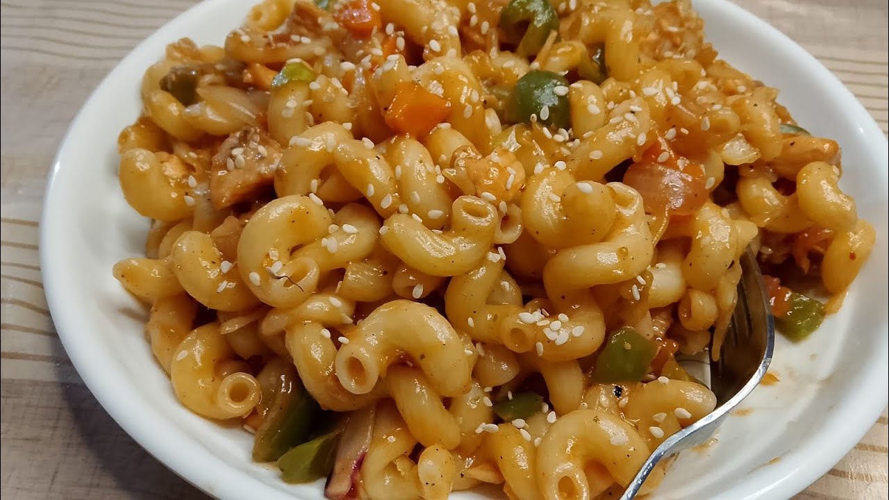 How to make chicken macaroni | Quick and delicious macaroni recipe | Yasmin food secrets 