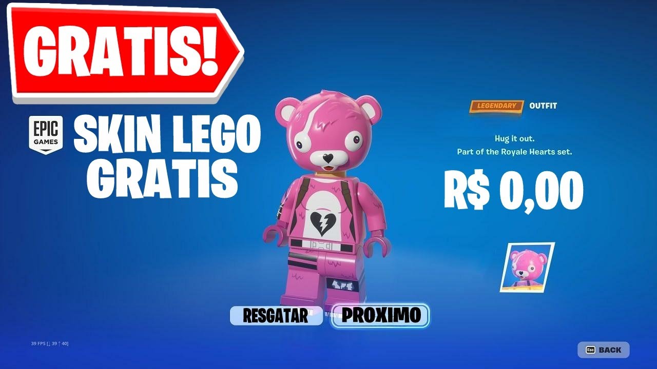 Vincule Suas Contas Epic e LEGO, e Ganhe Um Traje do Fortnite Grátis!