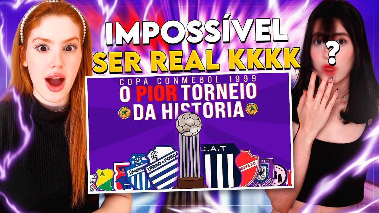REACT | O PIOR CAMPEONATO DA HISTÓRIA DO FUTEBOL - COPA CONMEBOL 1999 | CR Reacts