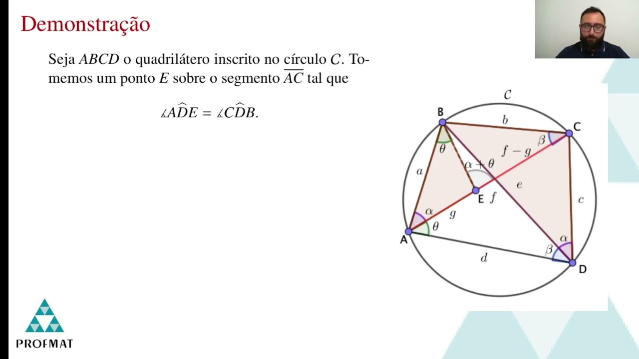 teorema Ptolemeu. – GeoGebra